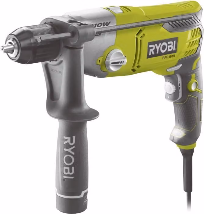 Trapano a percussione RYOBI RPD1010-K, 1010 W, 13 mm (metallo), 2 velocità, valigetta