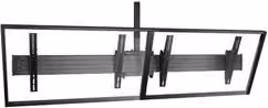 Supporto per monitor e TV da soffitto CHIEF New Fusion 2x1 Black CHLCM2X1U con portata fino a 56 kg