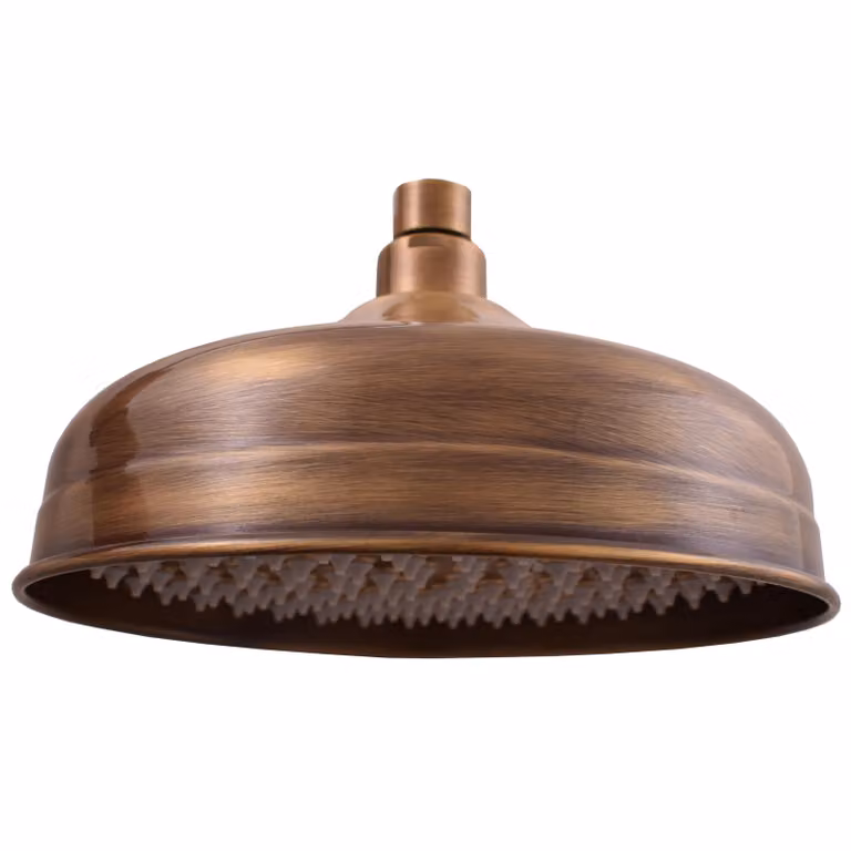 RAV Slezák Soffione doccia rotondo, diametro 20 cm, KS0020SM, colore ottone anticato