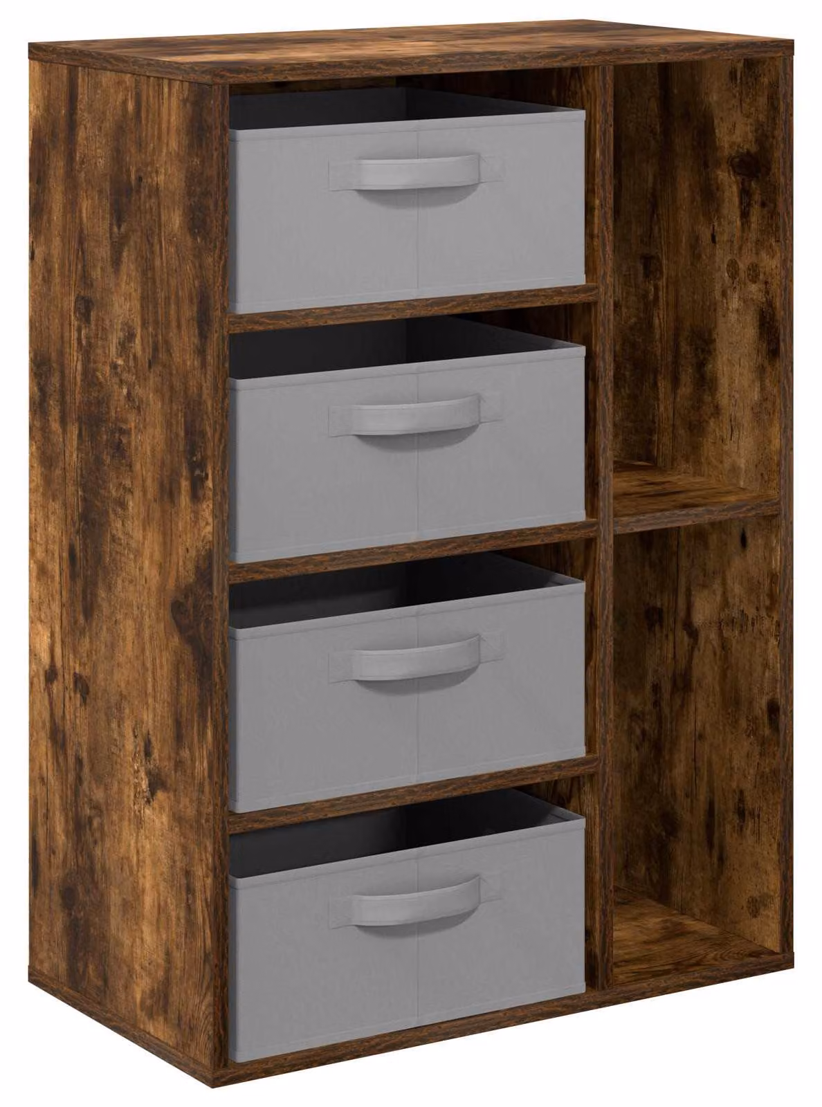 Credenza con cassetto Rovere fumé 60 x 33,5 x 84 cm