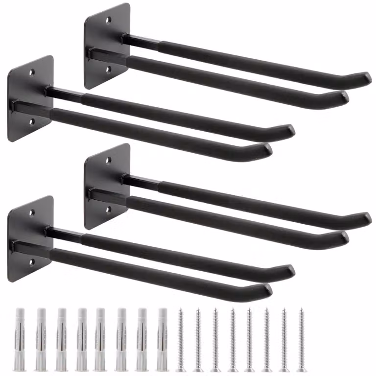 Omgoods - Set di ganci per garage - 14 pollici, appendiabiti robusto per l'organizzazione degli utensili