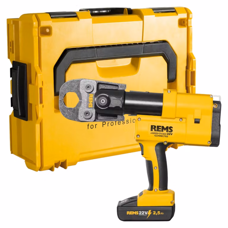 REMS Akku-Press 22V Pacchetto base connesso L-Boxx, 1 pz.
