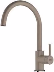 Miscelatore monocomando per lavello Franke LINA XL Oyster in colore argento