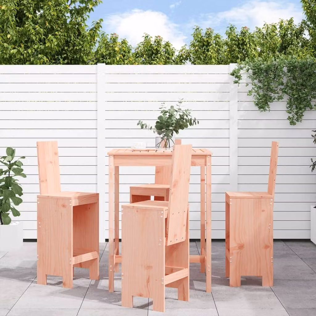 Maison Exclusive - Set da giardino da 5 pezzi in legno massello di douglasia