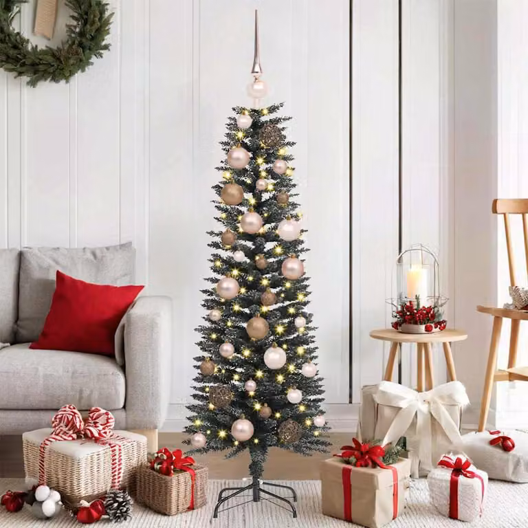 Maison Exclusive - Albero di Natale artificiale con 150 LED e supporto, verde, 120 cm