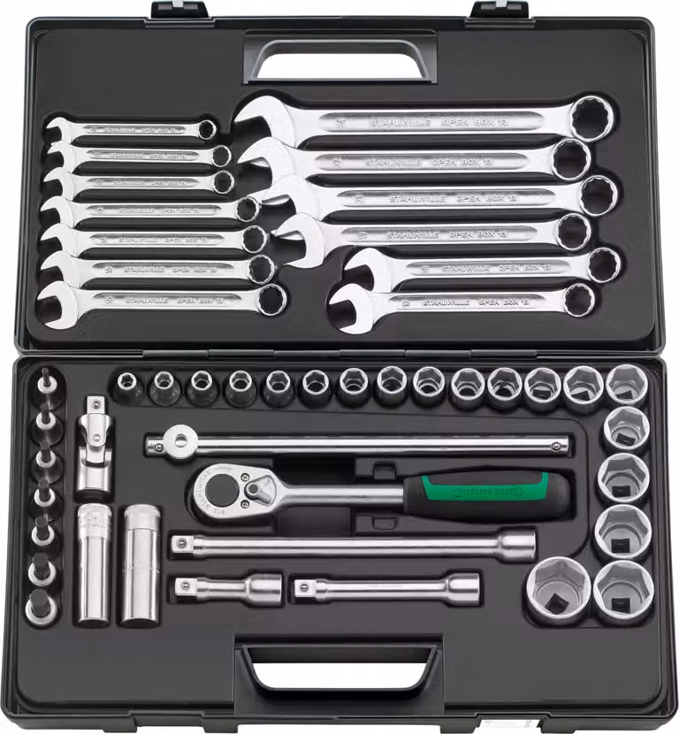Stahlwille 876 Set di chiavi a bussola 1/2" quadrate 96032301 (set di utensili)