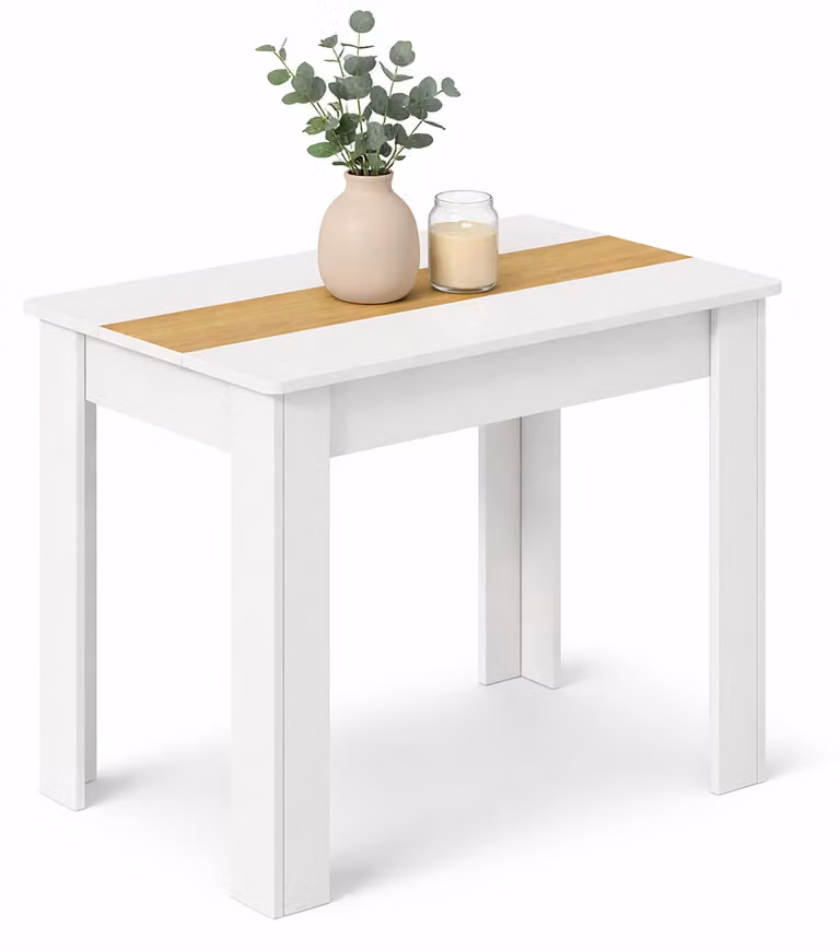 Tavolo da pranzo VCM, tavolo da cucina a base di legno H. 75 x W. 80 x D. 50 cm, tavolo da pranzo compatto per cucina e zona pranzo, tavolo Disalo