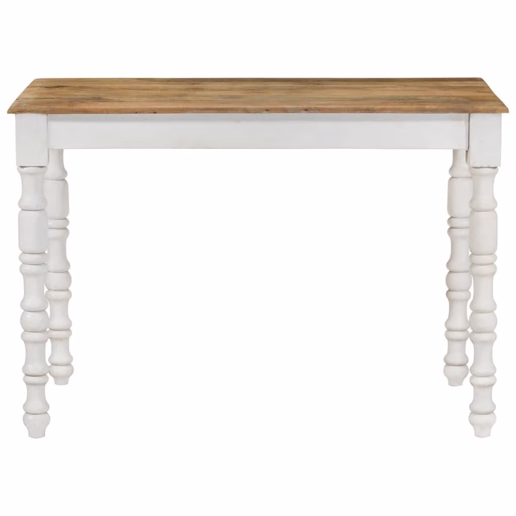 vidaXL Tavolo da pranzo 110x60x76 cm in legno massiccio di mango