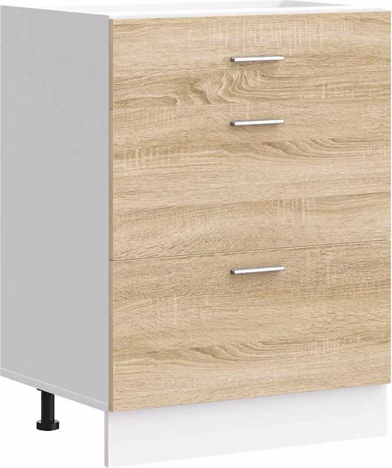 Base da Cucina “Lyon” Rovere Sonoma in Legno Multistrato