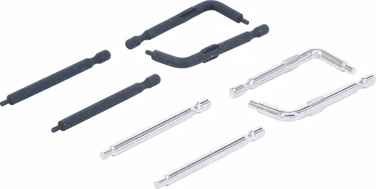 BGS 8831-2 | Punte di ricambio per pinze per anelli di sicurezza | 4 coppie | per l'articolo 8831-1 | pinze per anelli di sicurezza