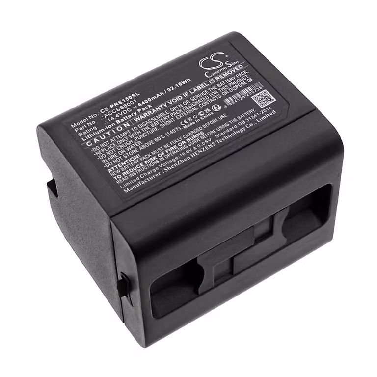 TECHTEK Batteria compatibile con [FARO] 3D Laser Scanner, M70, S150, S350, S70 sostituisce ACCSS8001