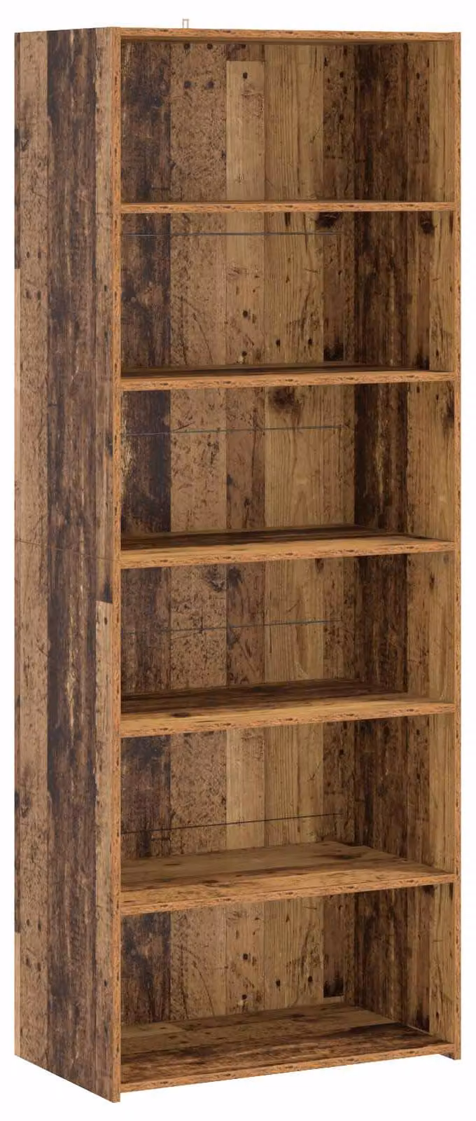 Mobile contenitore in legno di quercia, dimensioni 70 x 41 x 185 cm, realizzato in materiale composito di legno