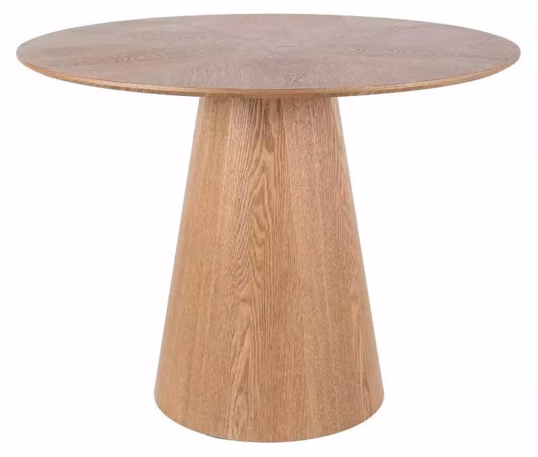 FURNLUX, tavolo da pranzo, colore: marrone e nero, dimensioni: 100 cm. / Colore principale: / Dimensioni: