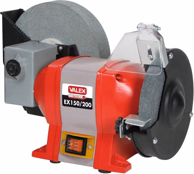 Mola da banco combinata Valex smerigliatrice e lucidatrice da 250W colore rosso – 1