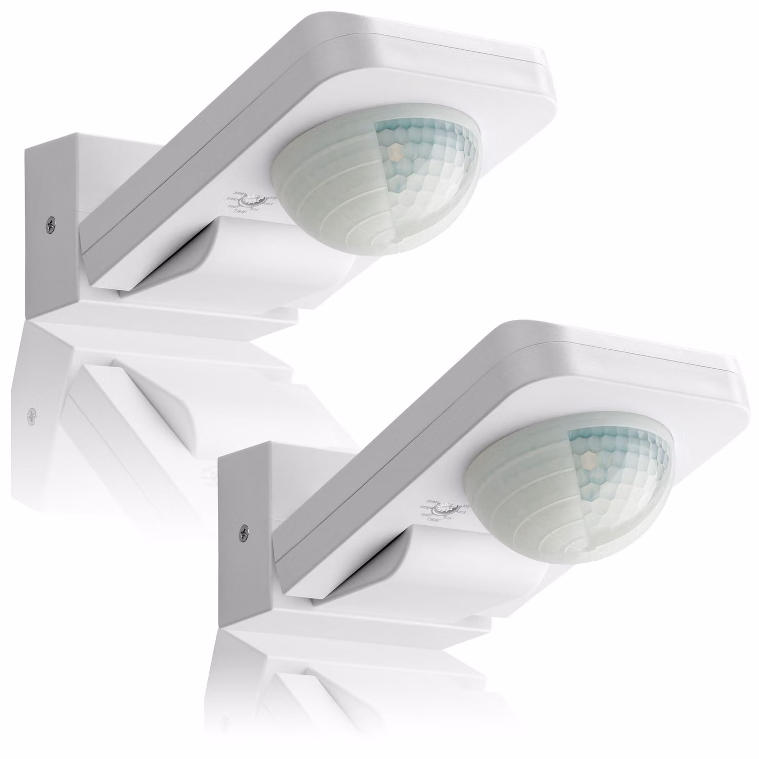 2x rilevatore di movimento da esterno IP65 360° installazione a parete/soffitto sensore IR SEBSON