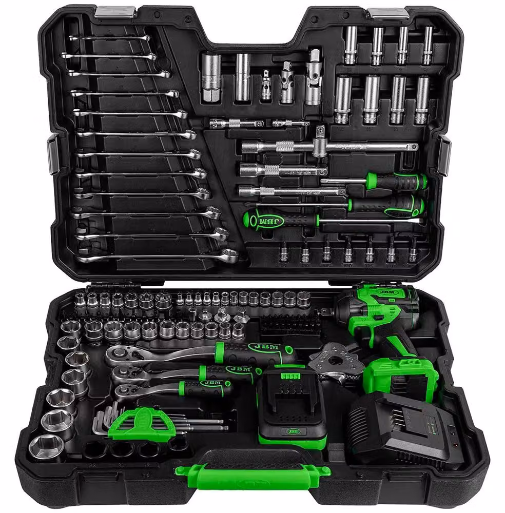 Avvitatore a percussione a batteria Jbm, 800 nm, con spina europea (220V), taglia unica