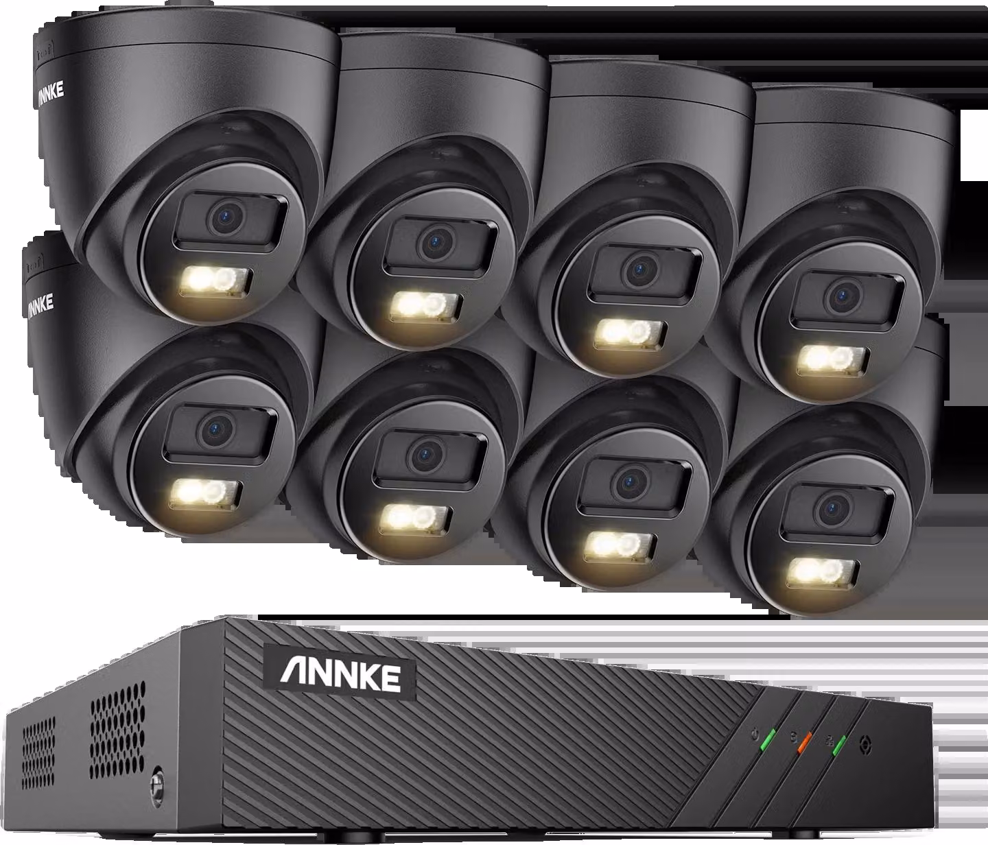 Telecamera di sicurezza, risoluzione 6MP, rilevamento del movimento, telecamera 8CH NVR 8 pezzi, Nessuno