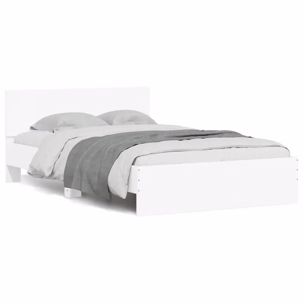 vidaXL Giroletto con Testiera Bianco L 120 cm x P 200 cm – 2