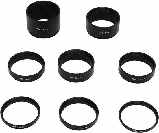 Kit di prolunghe per morse M48 - Set di prolunghe di precisione composto da 8 pezzi