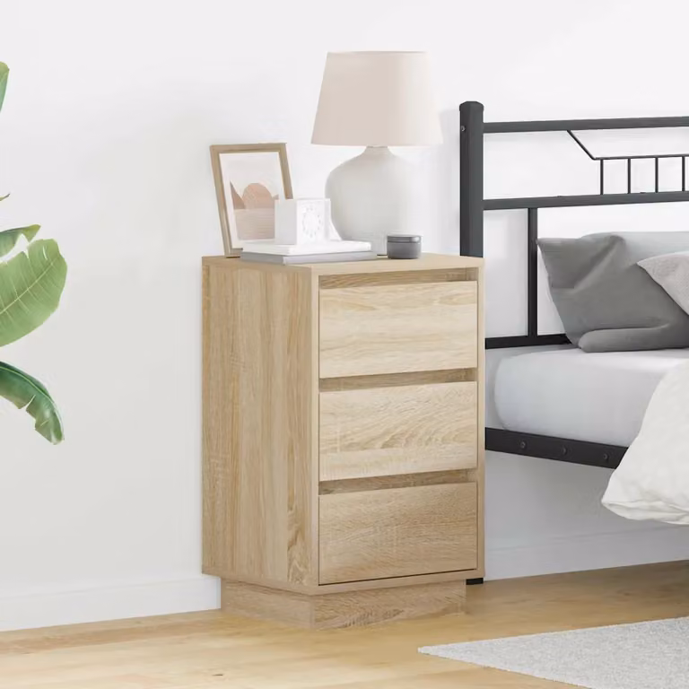Armadio da Notte vidaXL in Rovere Sonoma, Moderno, L/P/H: 39 x 34,5 x 65 cm