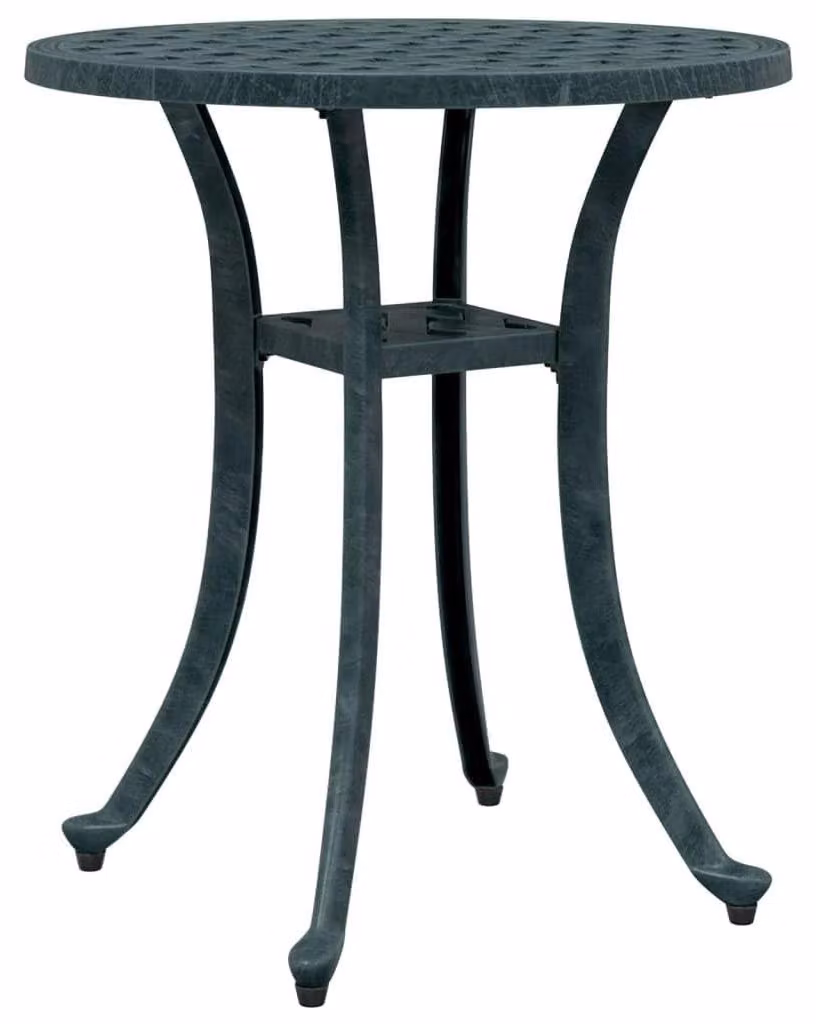 Elegante tavolo da giardino in alluminio pressofuso, diametro 48 cm