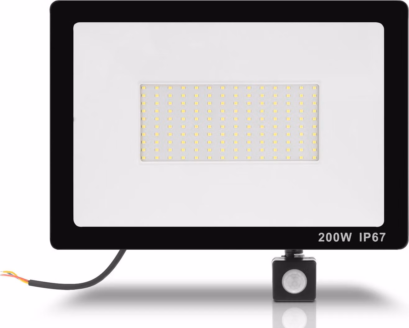 Proiettore Alogeno Per Esterni A Led Per La Parete Sopra Il Garage 200W Premium