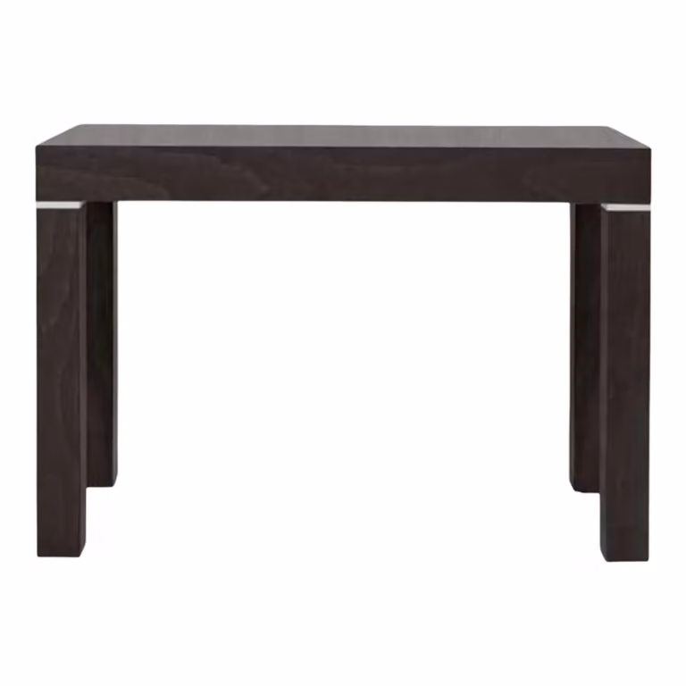 Consolle moderna allungabile Mobili 2G in legno color wenge L: 110 cm, P: 50 cm, H: 75 cm