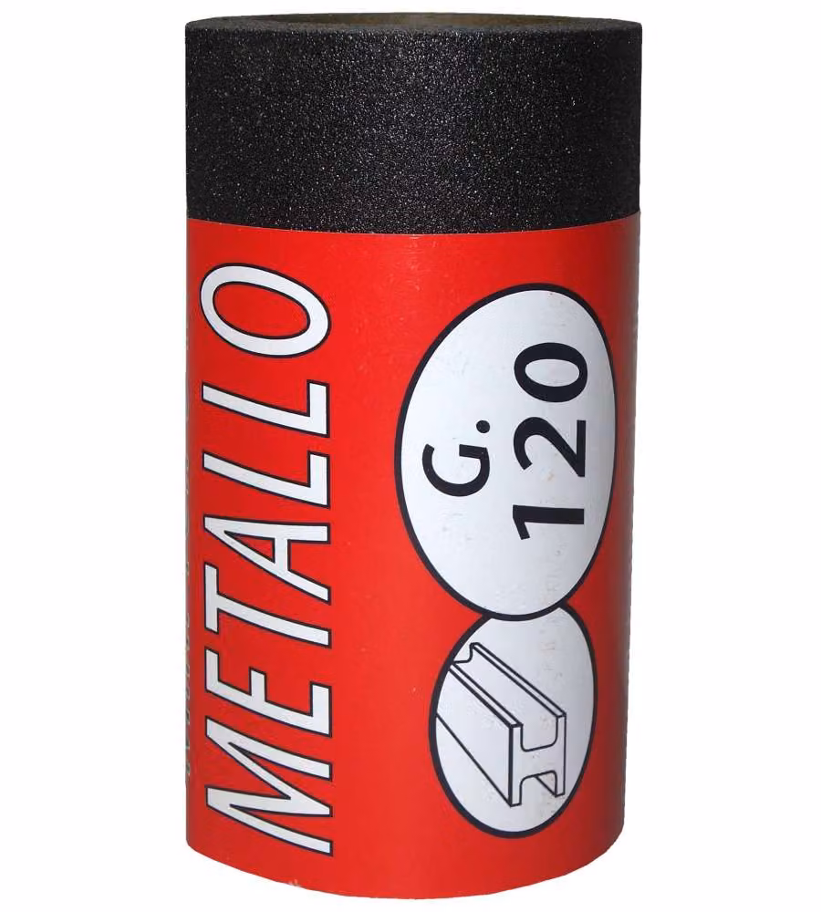 Minirotolo Carta Abrasiva per Metallo P120 115 mm x 3 m