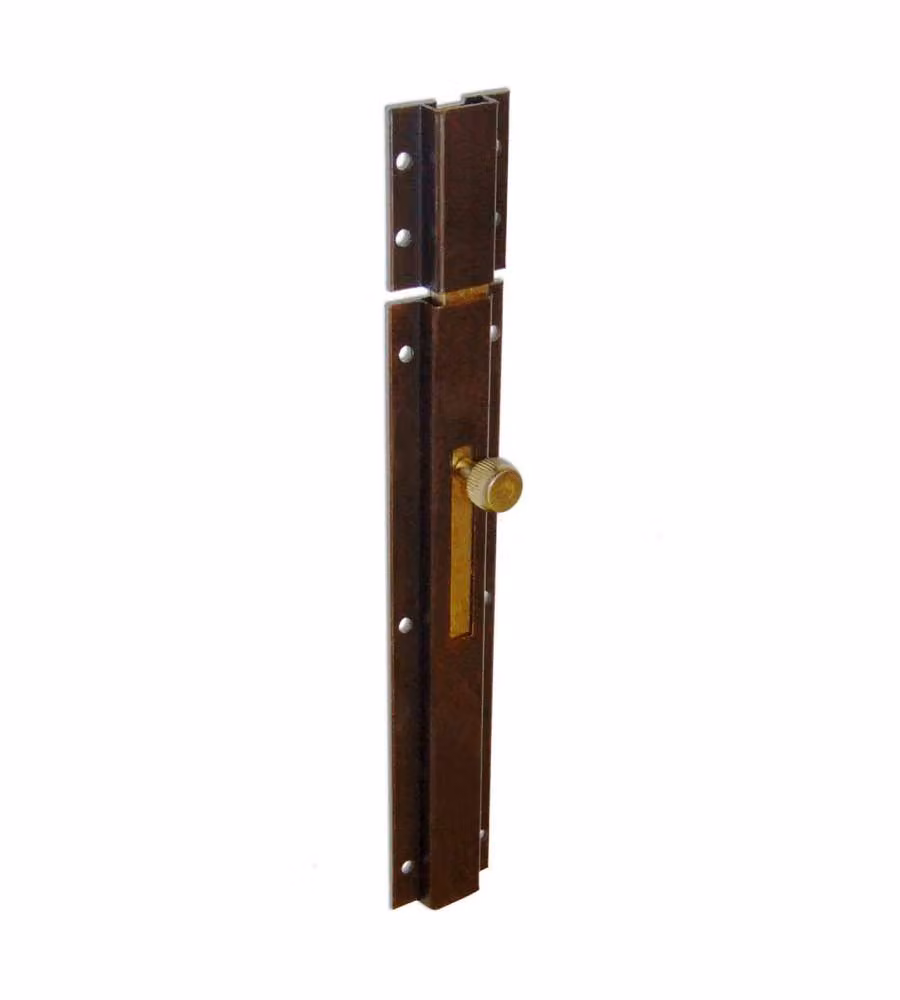 Catenaccio trasversale profilato verniciato bronzo 150x40 mm