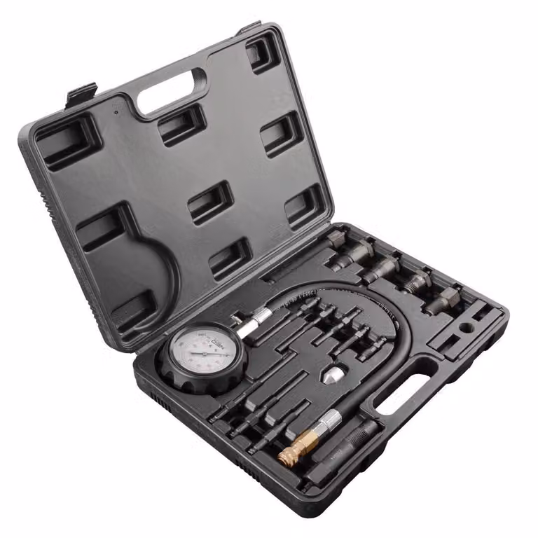NEO TOOLS Manometro di compressione diesel, set da 16.