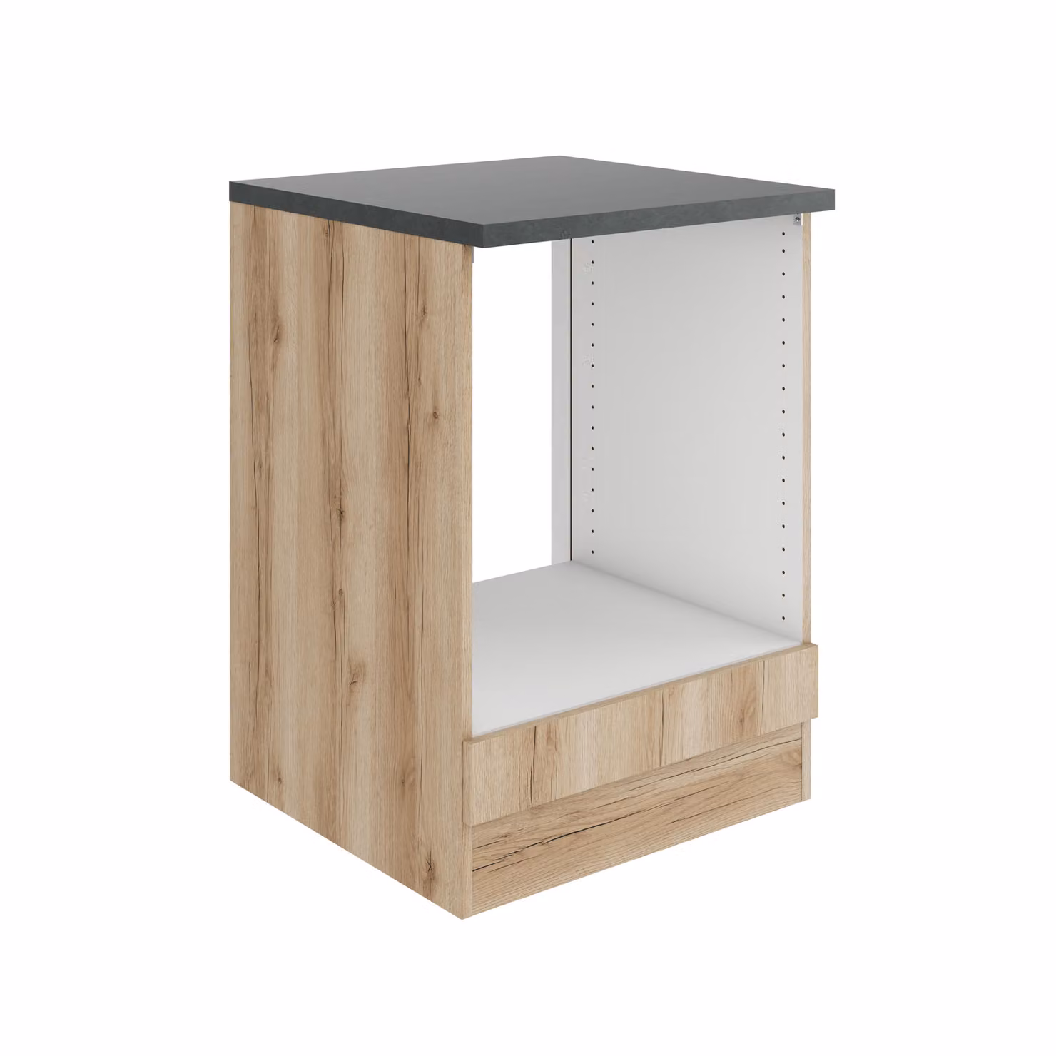 Piano cottura da incasso Optifit Livorno290 LxPxH 60 x 60 x 84,8 cm rovere selvatico opaco smontato KULI U634-9+