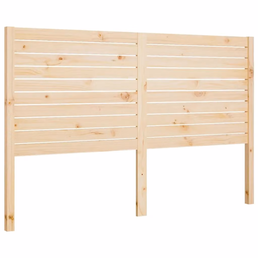 Testiera per Letto vidaXL in Legno Massello di Pino, L: 186 cm, P: 4 cm, H: 100 cm – 2