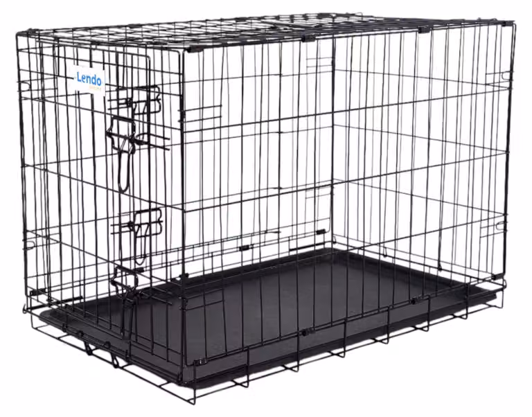 Lendo Online Cuccia per cani pieghevole in acciaio 90x60x67cm