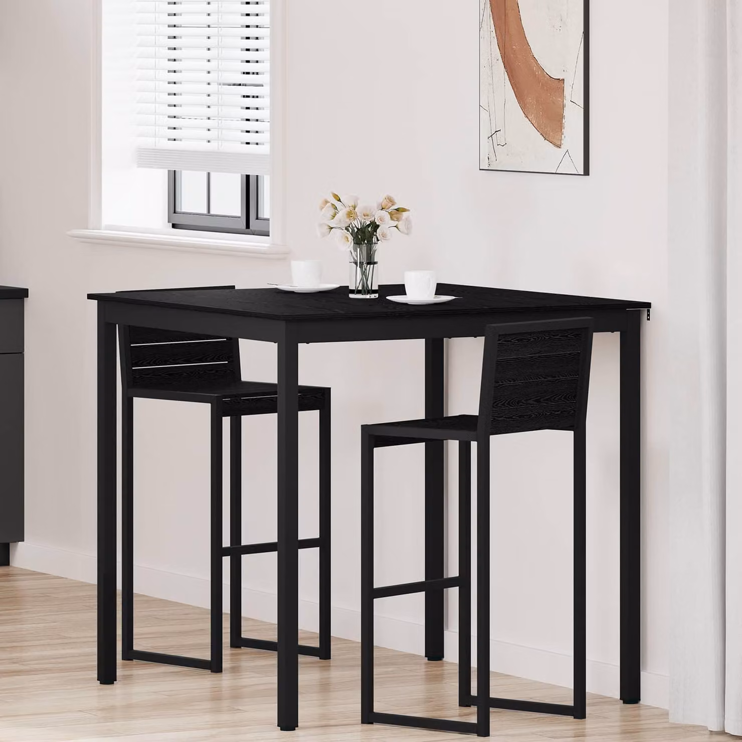 Maison Exclusive - Tavolino in legno composito, forma quadrata