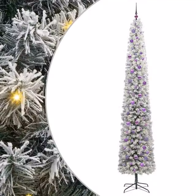 Albero di Natale | Decorazioni natalizie artificiale con 300 LED Verde 270 cm