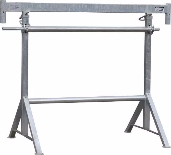 Cavallo da ponte Schake con manovella K1500, 1,20-1,95 m, verniciato marrone
