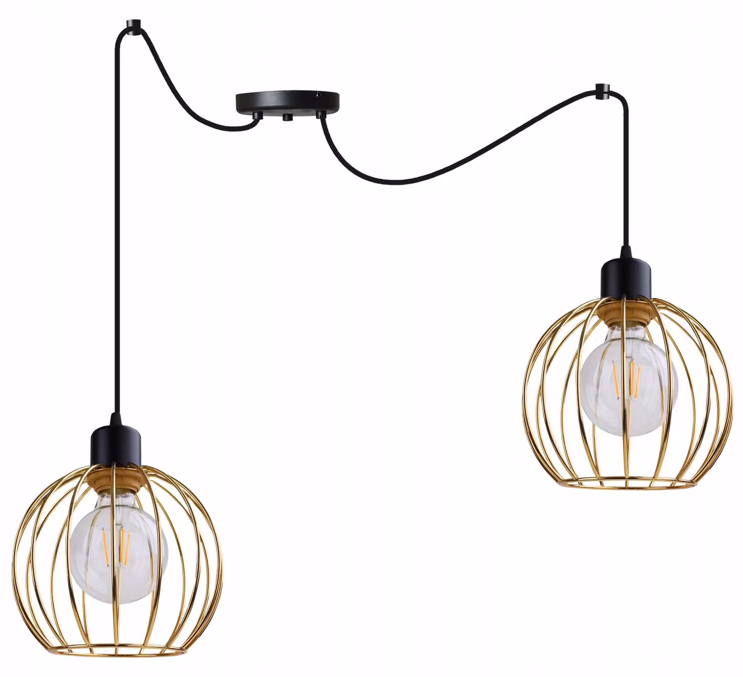 Lampada da soffitto Lampadario Golden Spider Loft