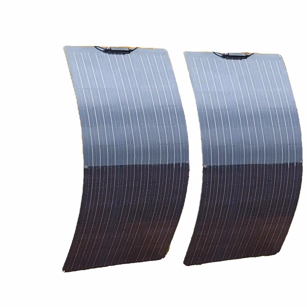 Pannello solare, design flessibile, alta efficienza, 2pcs 100w