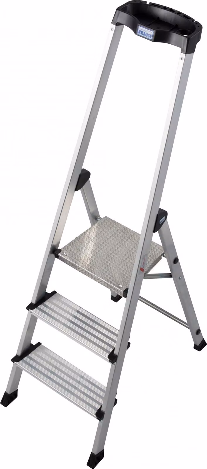 Scala a pioli Krause Safety con ripiano, 4 gradini