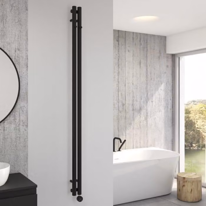 OLTENS Stang (e): radiatore elettrico da bagno, dimensioni 9,5 x 180 cm