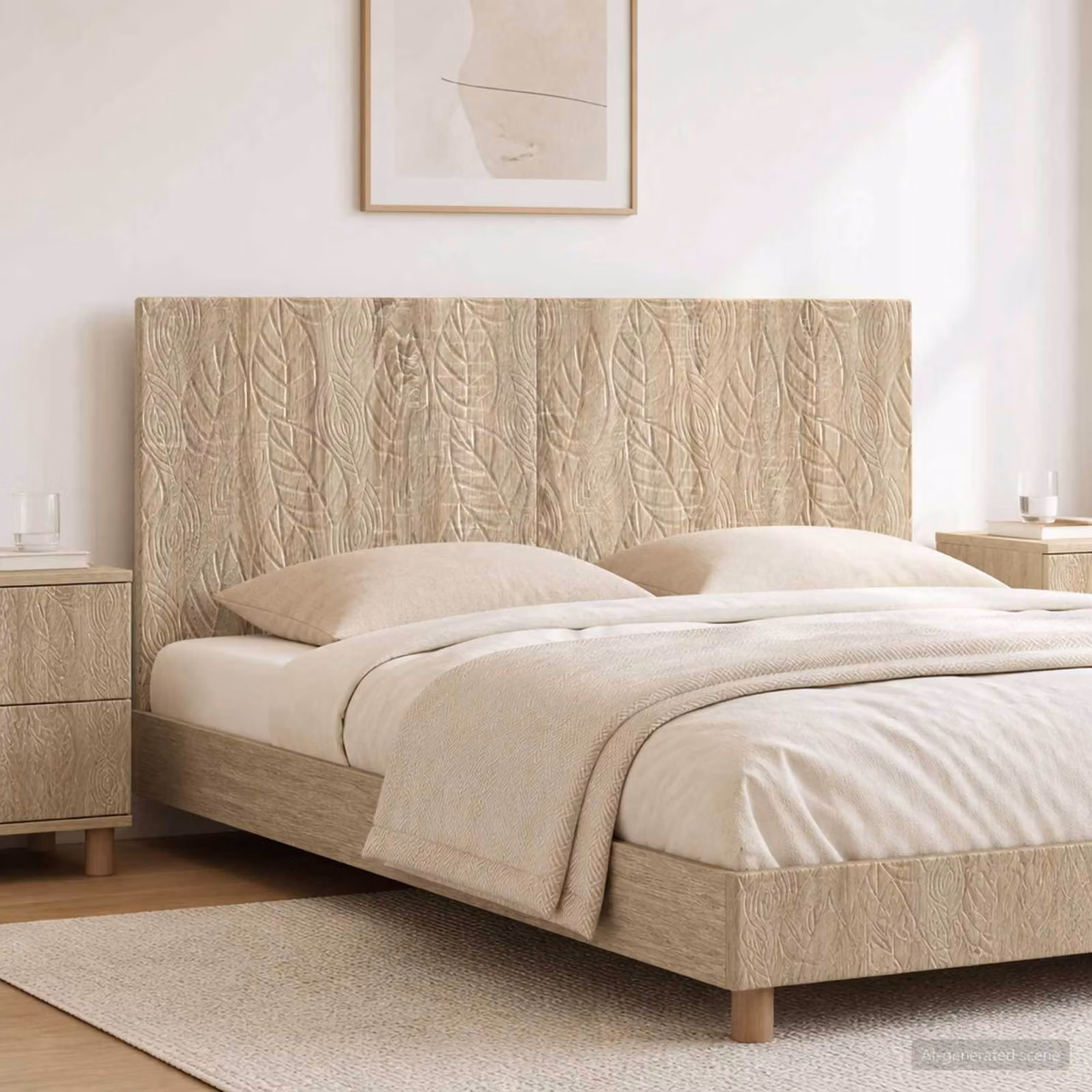 Testiera da muro vidaXL DELFT in legno ingegnerizzato Rovere Sonoma con ripiano integrato, L: 120 cm, H: 50 cm, P: 10,5 cm