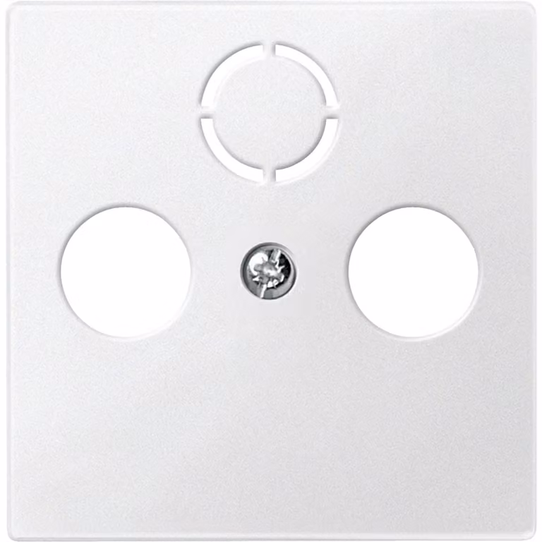 MERTEN Zentralplatte 297519 f.Antennensteckdose polarweiss 297519 297519 (297519)