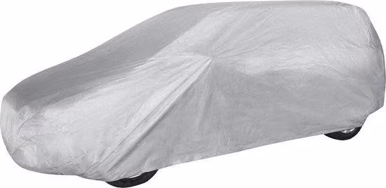 Copertura per auto adatta a tutte le condizioni atmosferiche, impermeabile, resistente alle intemperie al 100%, copertura per auto, SUV, XL, grigia