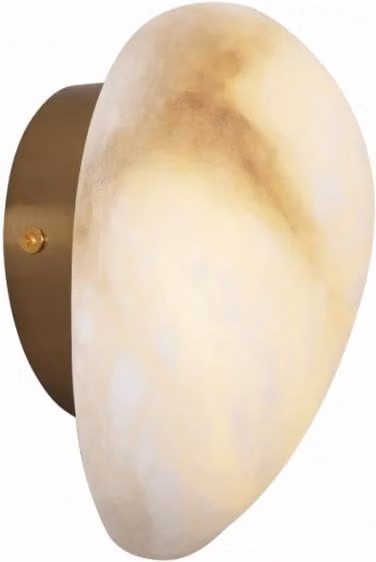 Applique NUVIA in alabastro oro/crema LED 5W Maxlight