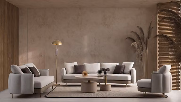 Loungemöbel Sofagarnitur Sofalandschaft Sitzgarnitur Polsterecke Sofa Couch 5tlg