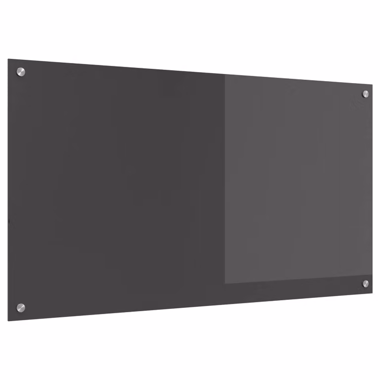 Schienale da cucina vidaXL in vetro temperato Grigio scuro L: 110 cm, H: 60 cm