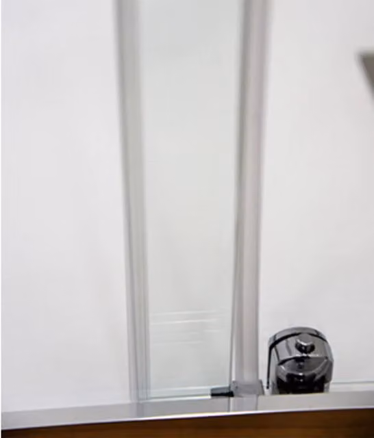 Box doccia nicchia scorrevole Style in cristallo trasparente da140cm