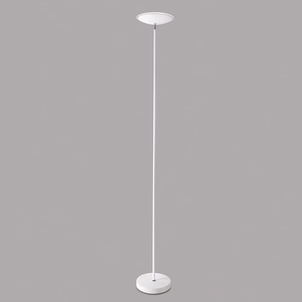 Piantana da terra moderna Perenz Illumina Febe in metallo e vetro bianco con LED 18W 3000K luce calda – 2