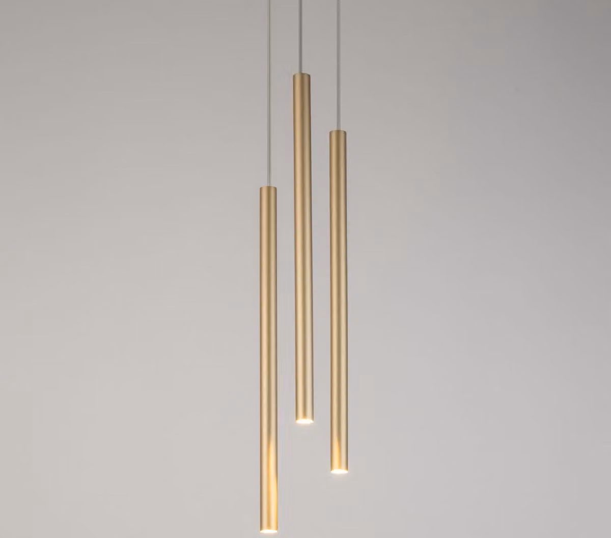 Lampada a sospensione moderna decorativa tripla rotonda oro Sopel 3xG9 3W Sigma Lighting