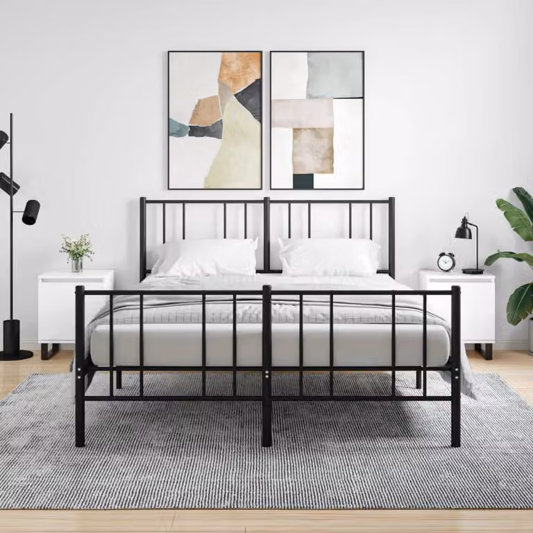 Set di 2 comodini vidaXL moderni in legno bianco lucido, L 40 cm x P 30 cm x H 50 cm, da appendere alla parete